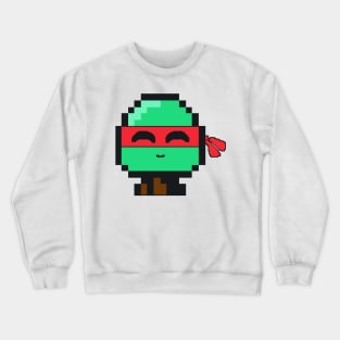 Red Ninja Turtle Squish bud Crewneck Sweatshirt